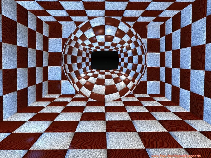 Checkered Tunnel — Red