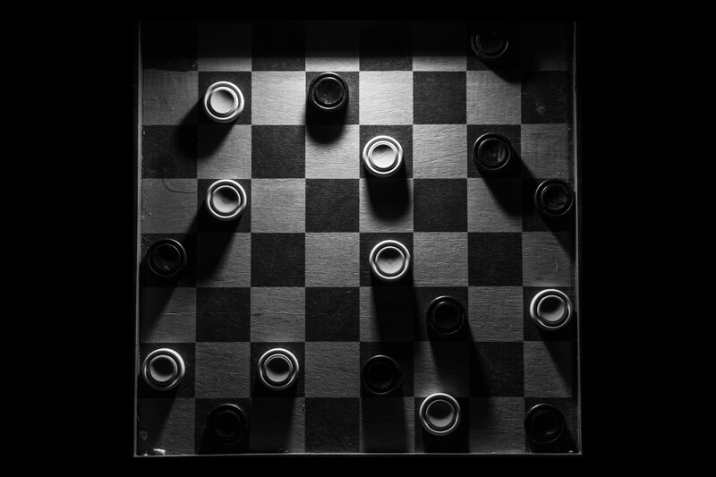 Checkers Game Board