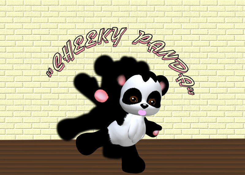 cheeky panda character