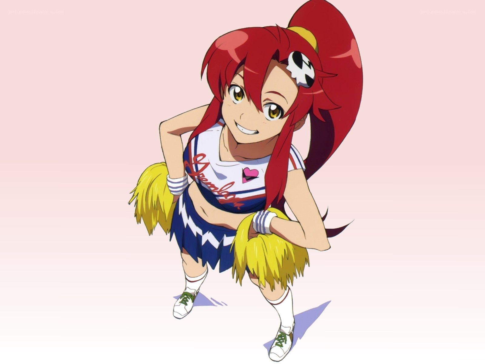 cheerleader anime character
