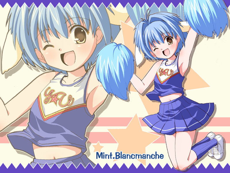 Cheerleader anime girl