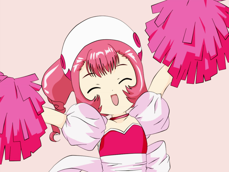 cheerleader anime girl