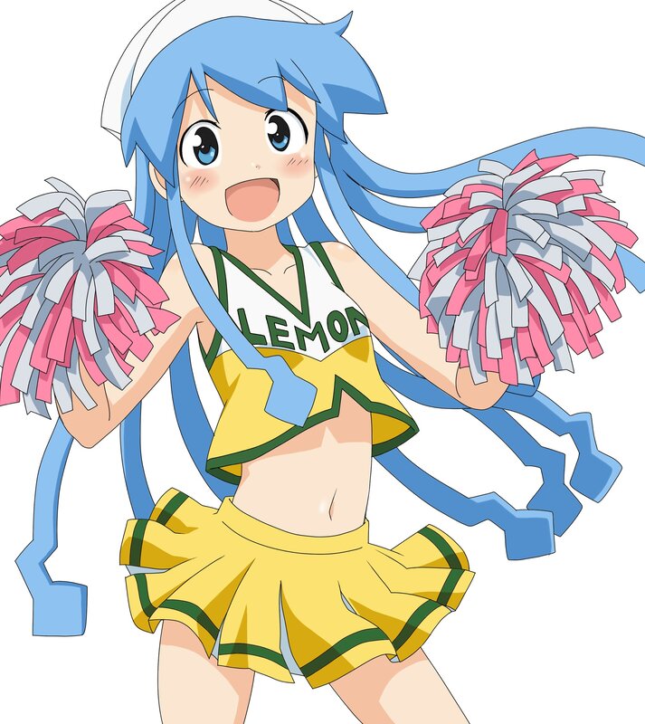 cheerleader anime girl