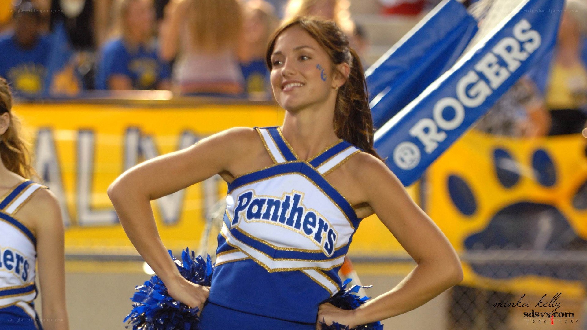 cheerleader at a game