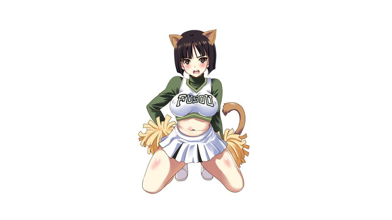 cheerleader cat girl