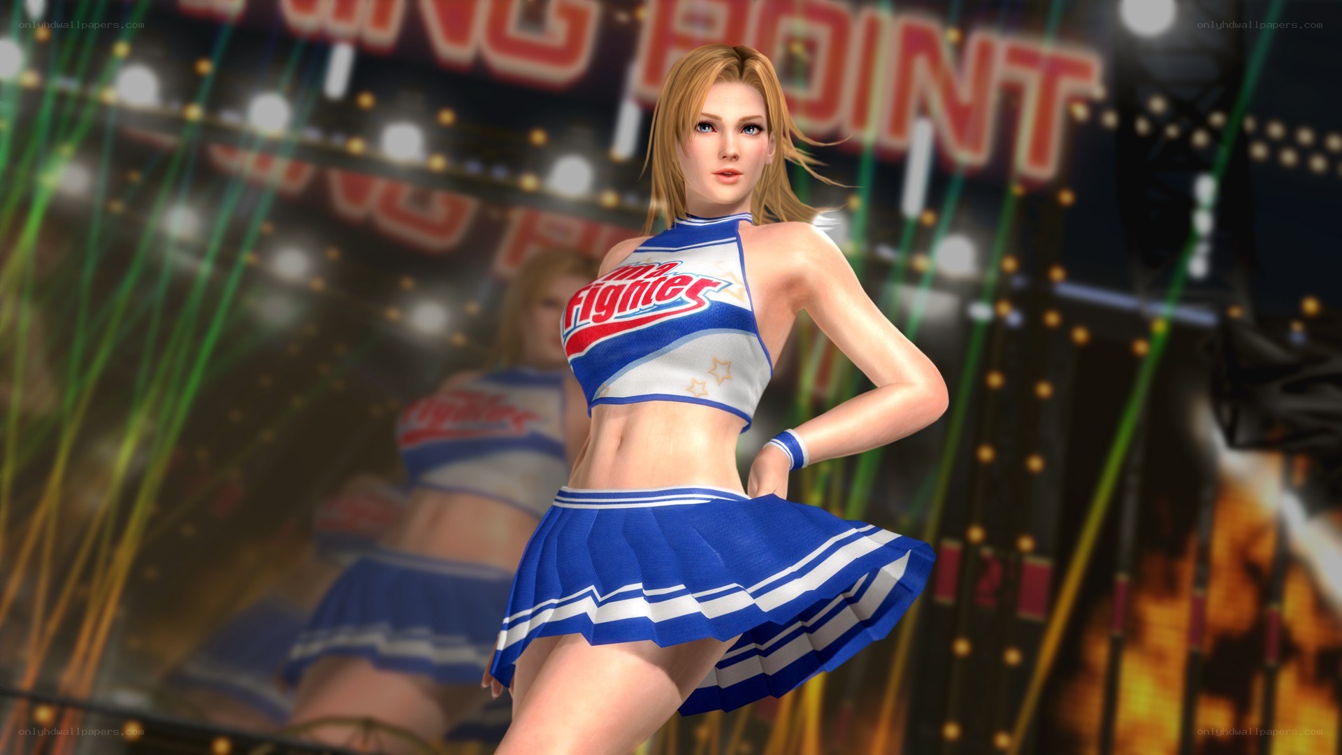 cheerleader character in game