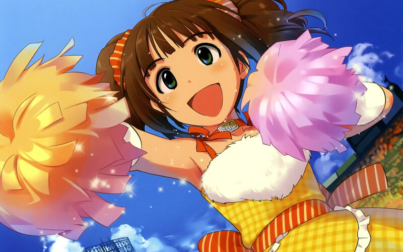 Cheerleader Girl — Blue