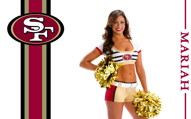 Cheerleader Holding Pom-poms