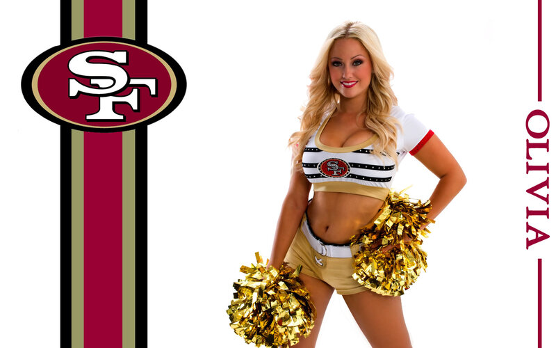 Cheerleader Holding Pom-poms — White, Confident