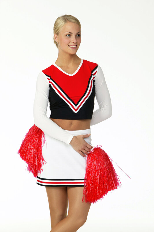 cheerleader in uniform