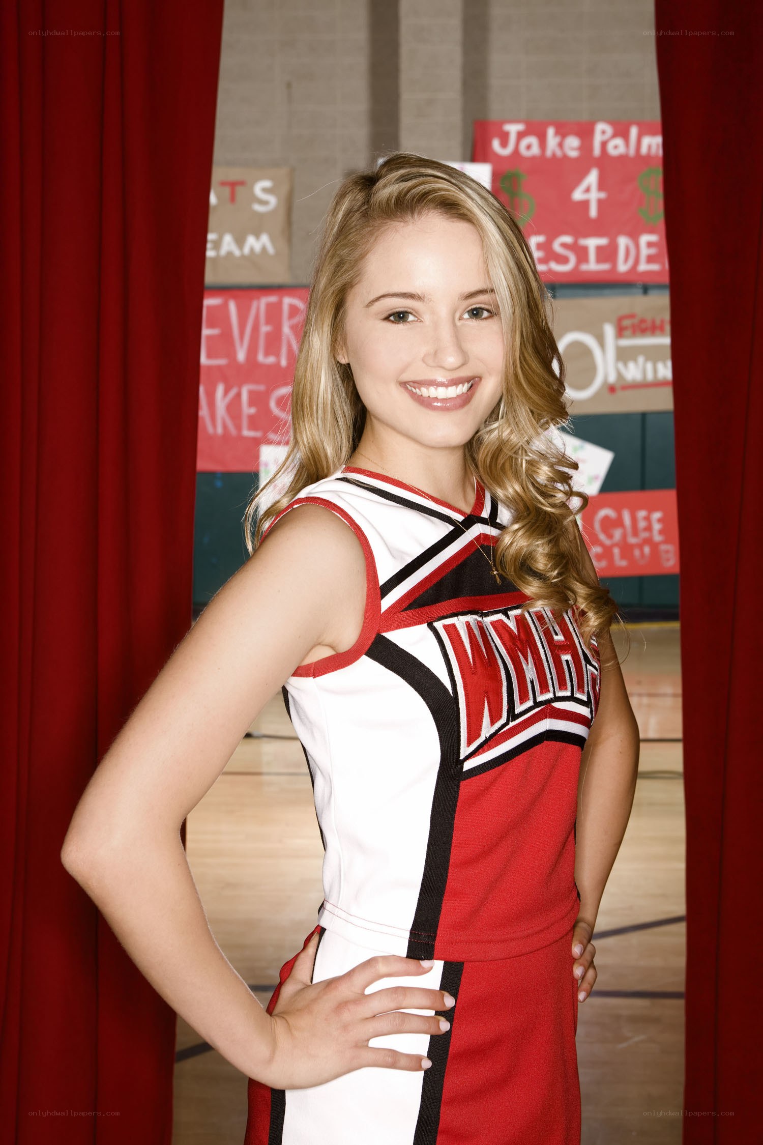 cheerleader in uniform