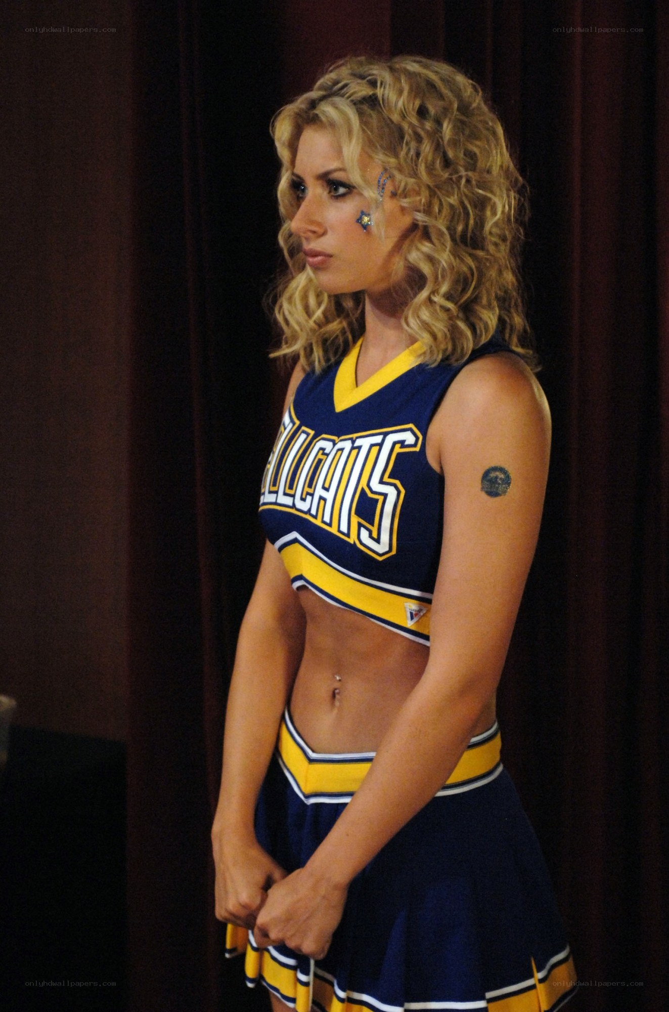 cheerleader in uniform
