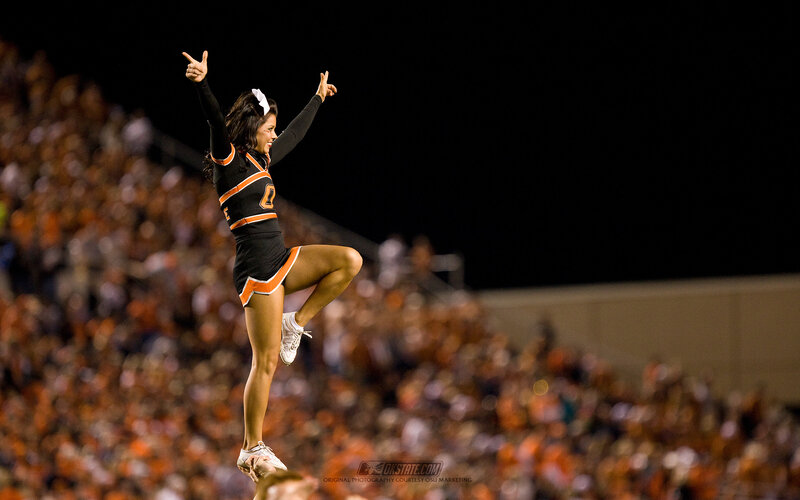 Cheerleader in Uniform — Black