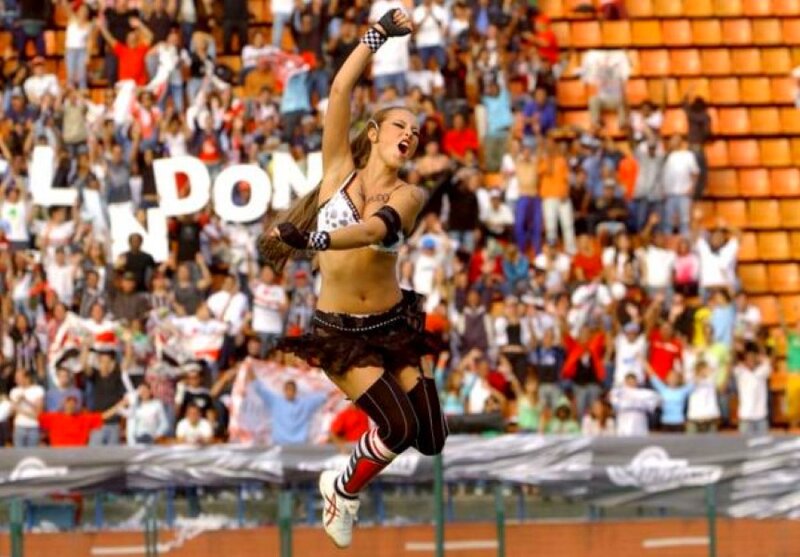 Cheerleader Jumping