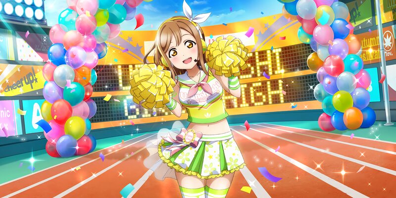 Cheerleader on Track — Green