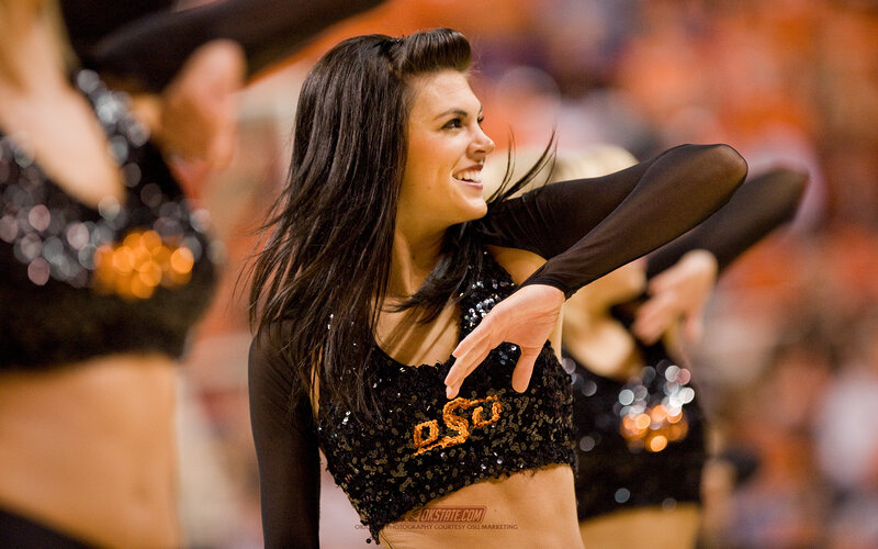 Cheerleader Performing