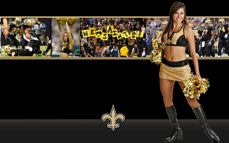 Cheerleader with Pom-poms — Black
