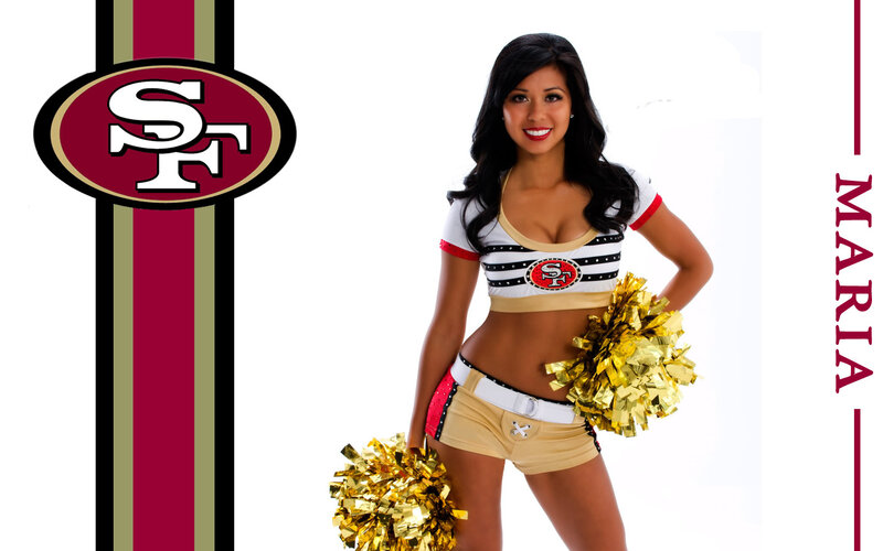 Cheerleader with Pom-poms — Gold, Confident