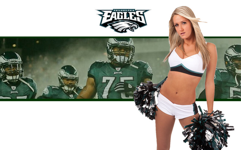 Cheerleader with Pom-poms — White, Confident, Photograph