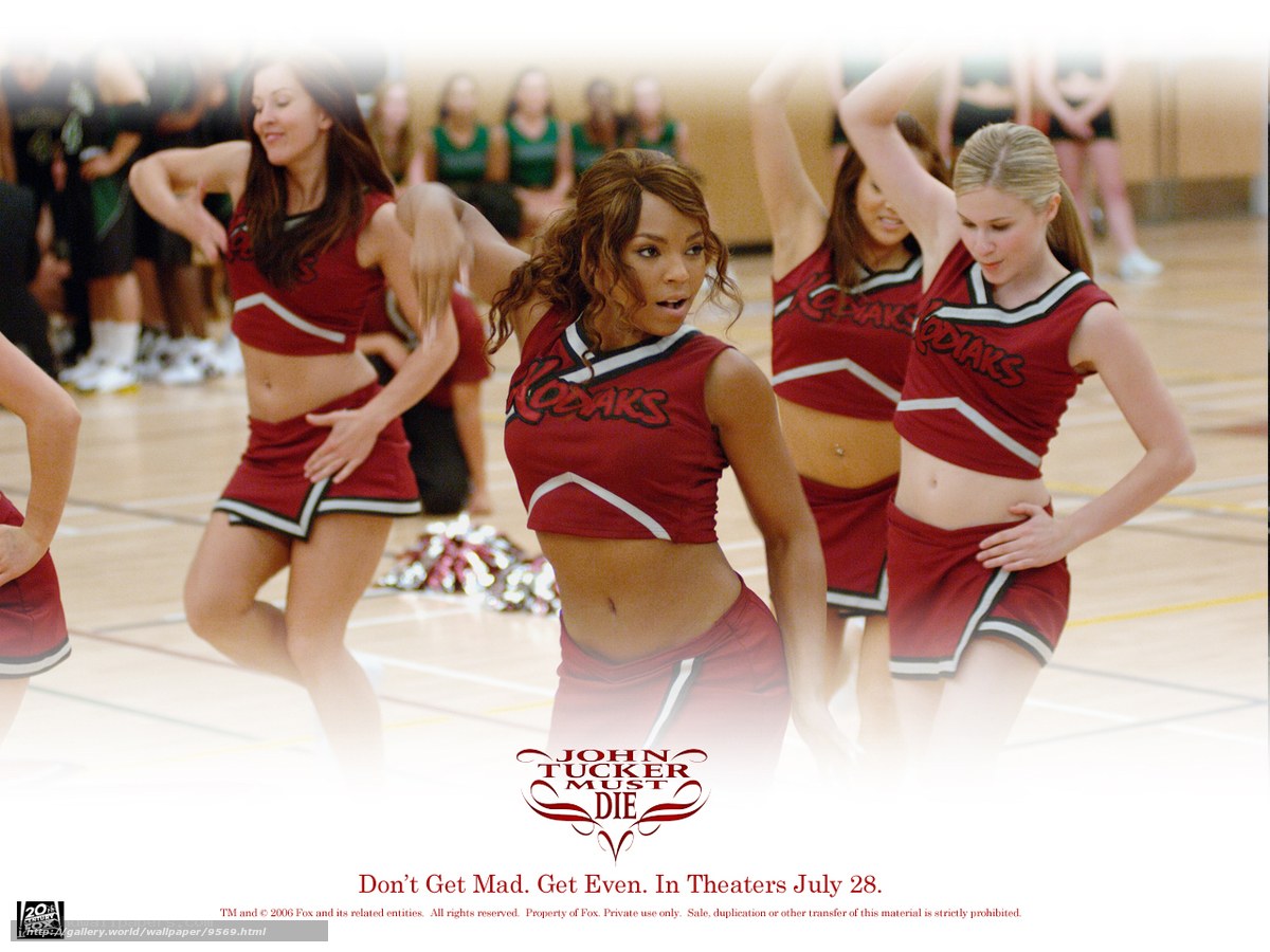 cheerleaders in action