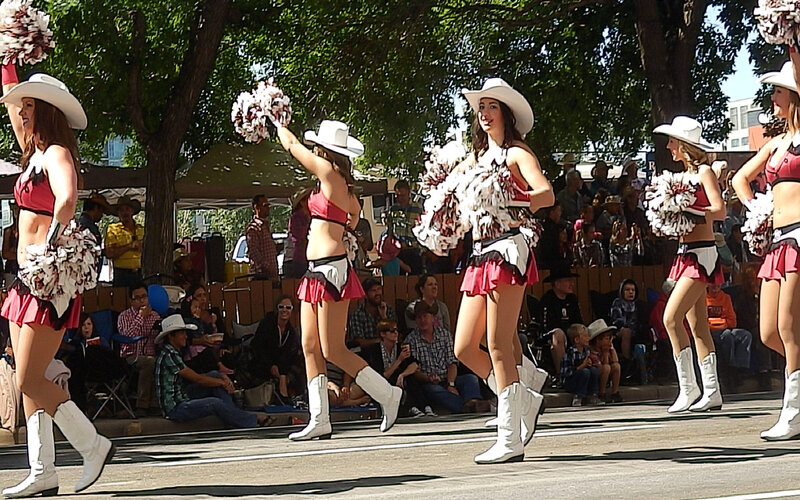 Cheerleaders in Cowboy Hats