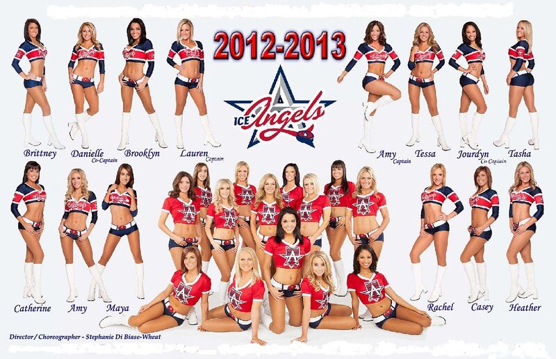 Cheerleaders in Uniform — Red