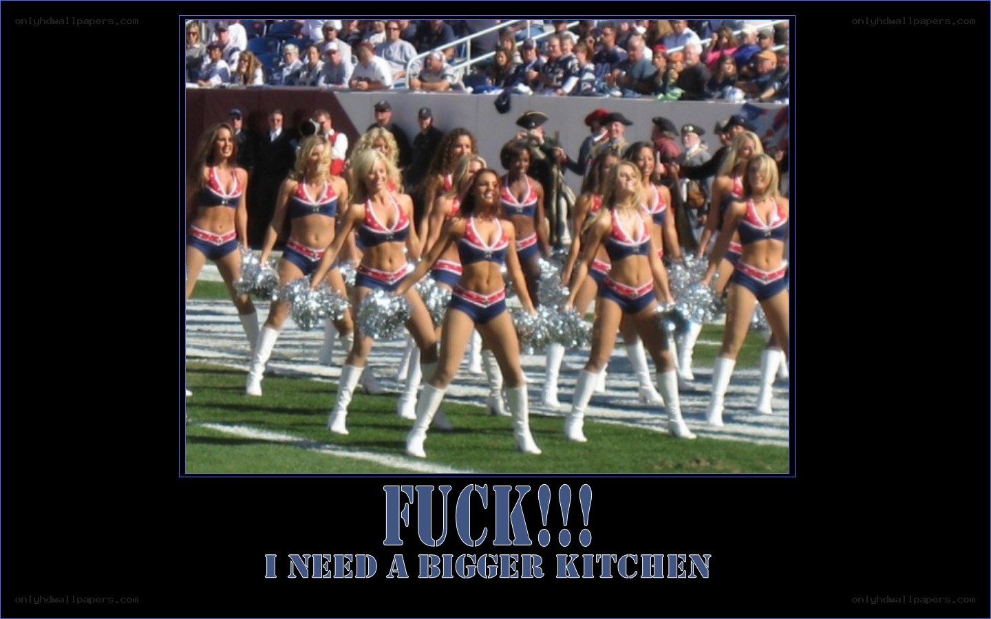 cheerleaders on field