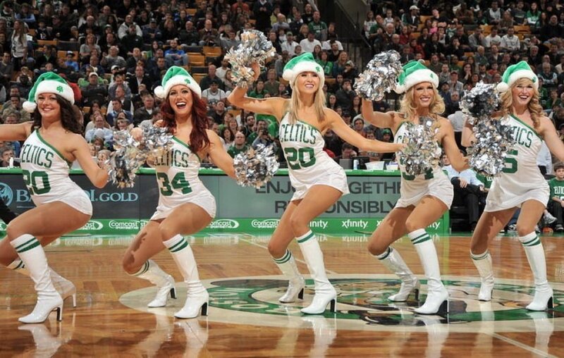 Cheerleaders Performing