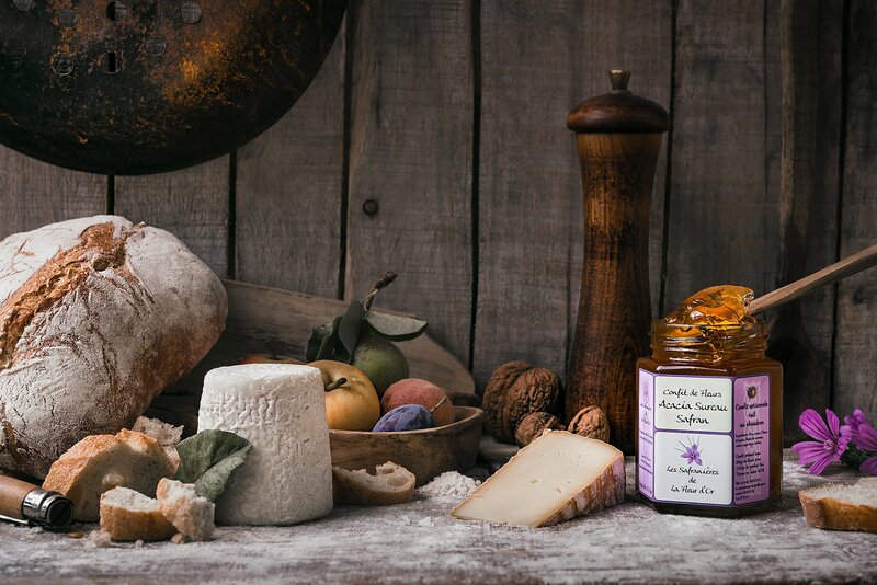 Cheese and Bread Arrangement