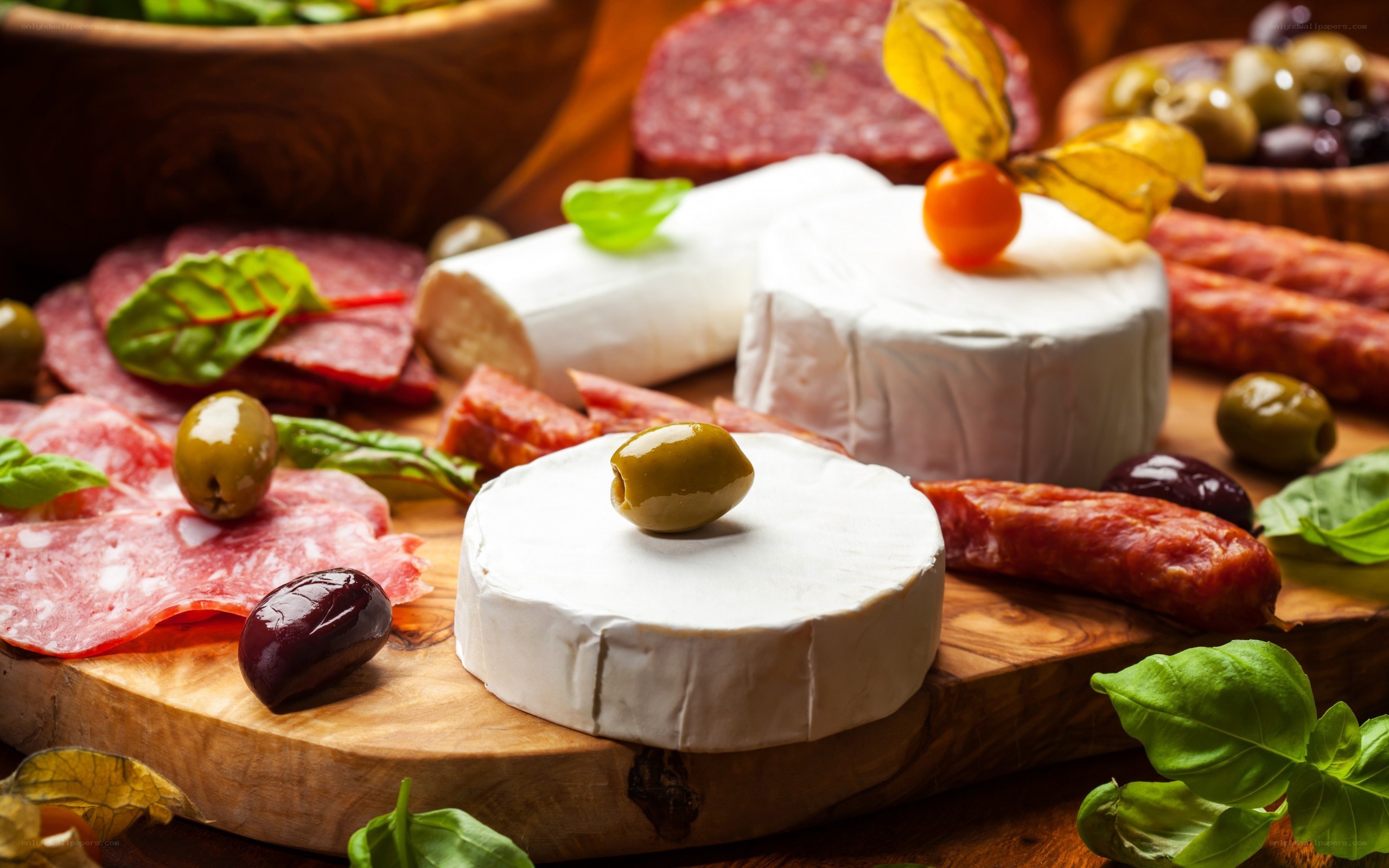 Cheese and charcuterie board