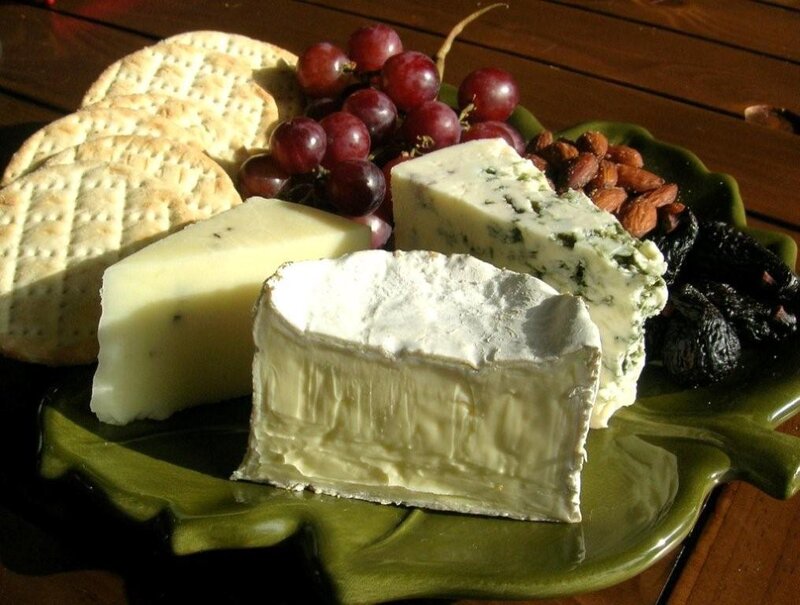 cheese and fruit platter
