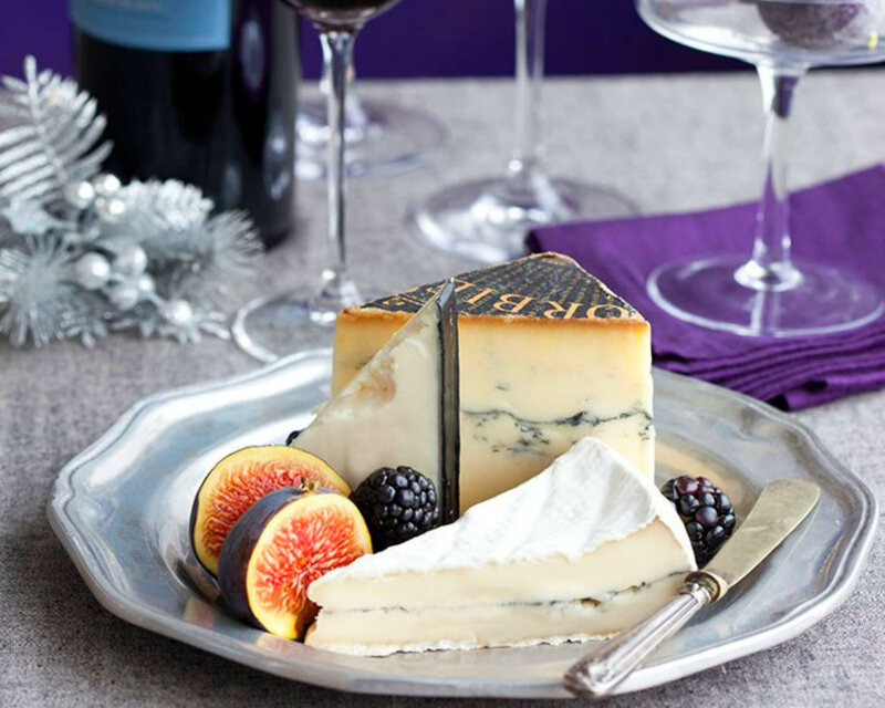 Cheese and Fruit Platter — Silver