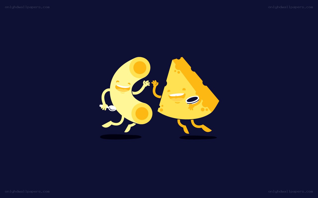 cheese and pasta characters