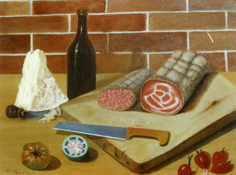 Cheese and Salami on Board