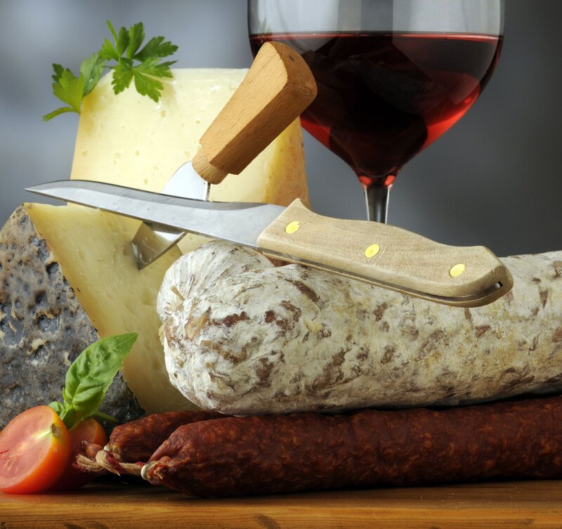 Cheese and Sausage Platter