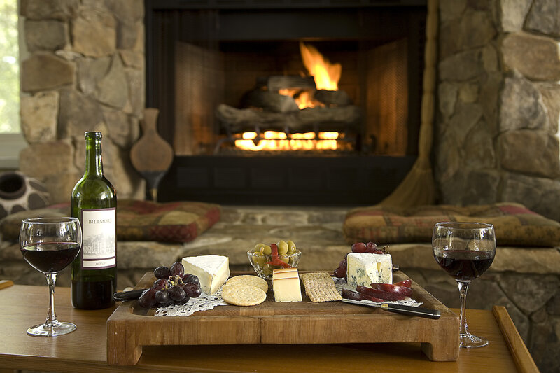 Cheese and Wine Platter — Brown