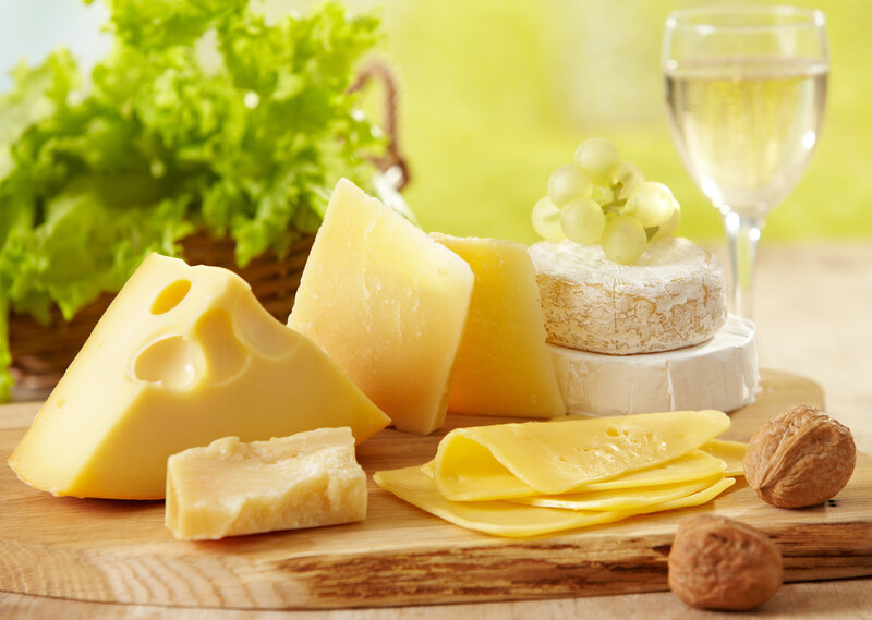 Cheese and Wine Platter — Yellow, Calm, Afternoon