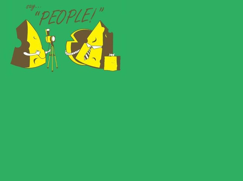 cheese characters saying people