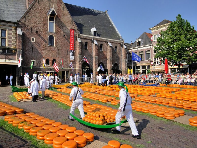 Cheese market in Alkmaar