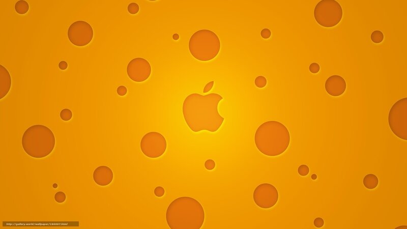 cheese with apple logo