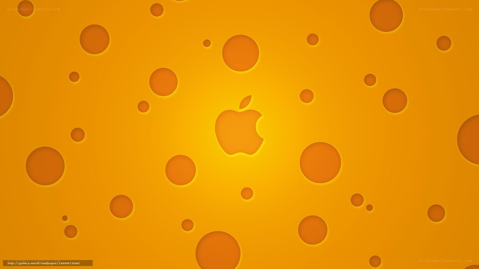 cheese with apple logo