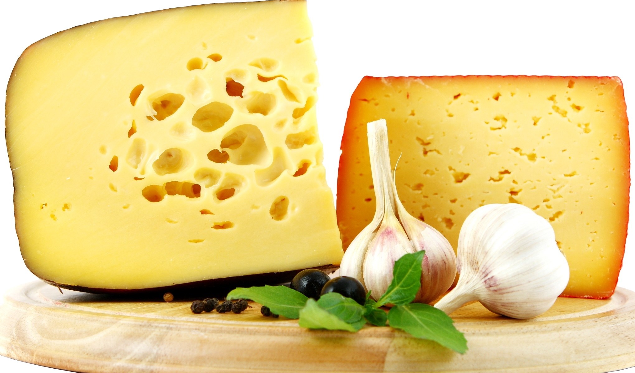 Cheese with garlic and herbs