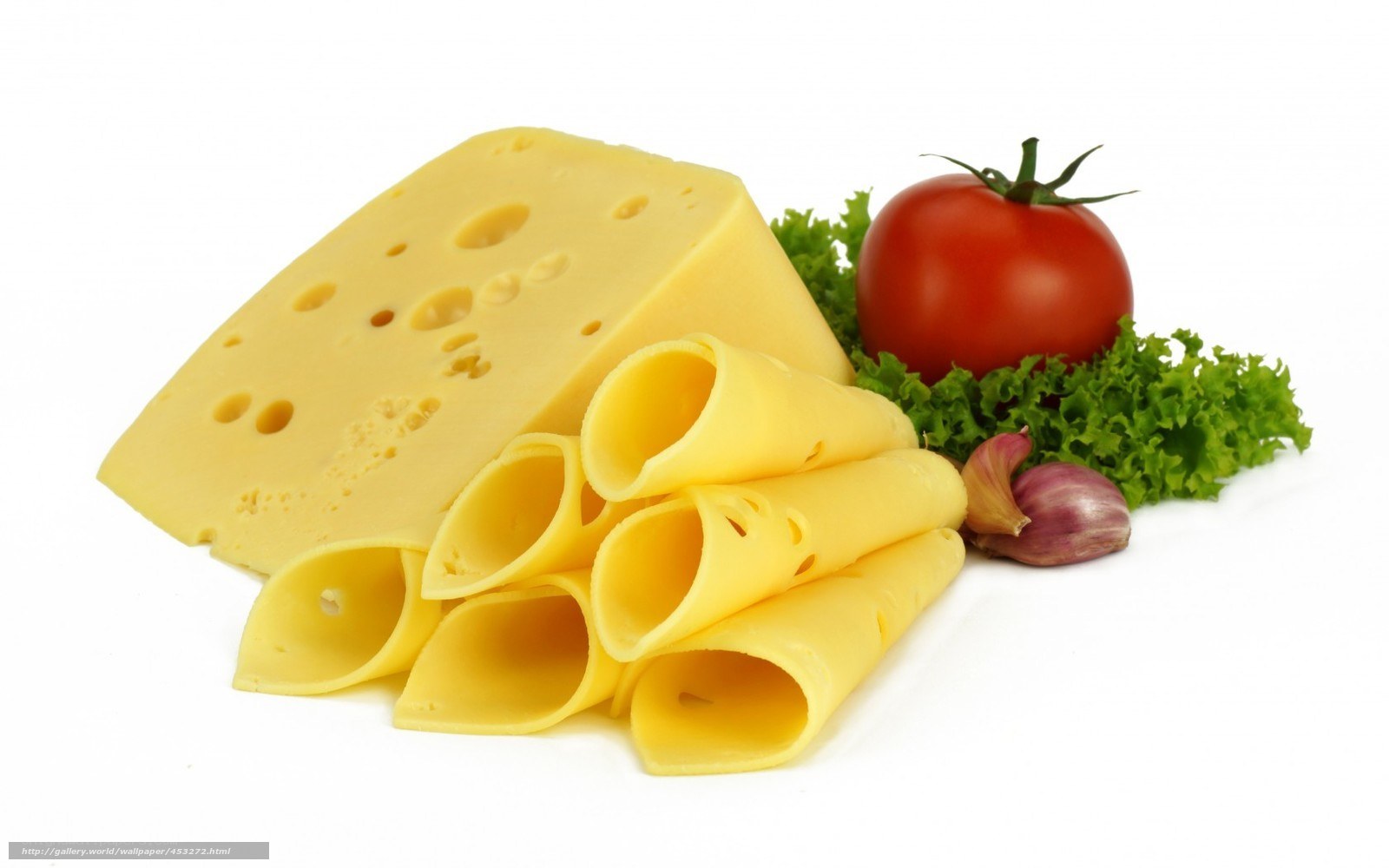 cheese with tomato and garlic