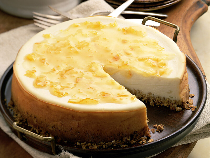 Cheesecake with Fruit Topping