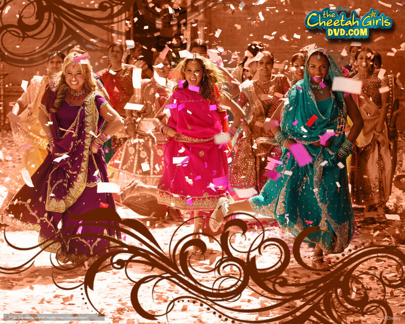 Cheetah Girls in Indian attire