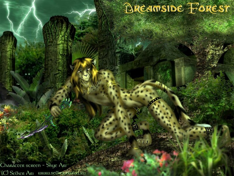 Cheetah-like Humanoid — Green