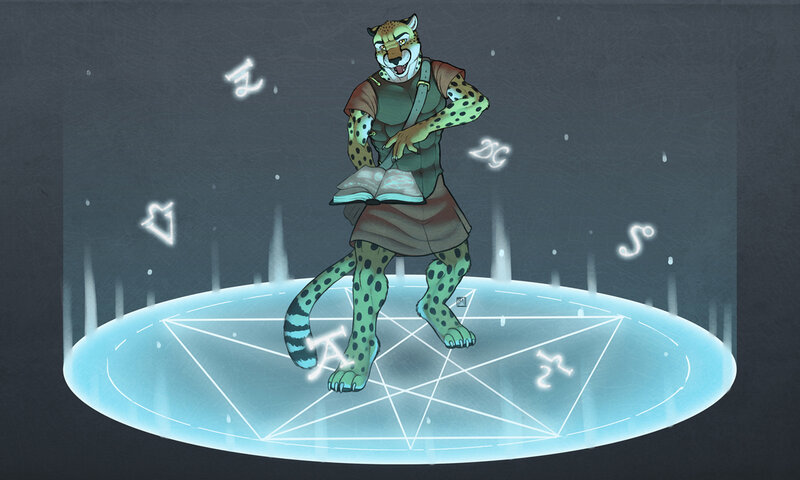 cheetah mage casting spell