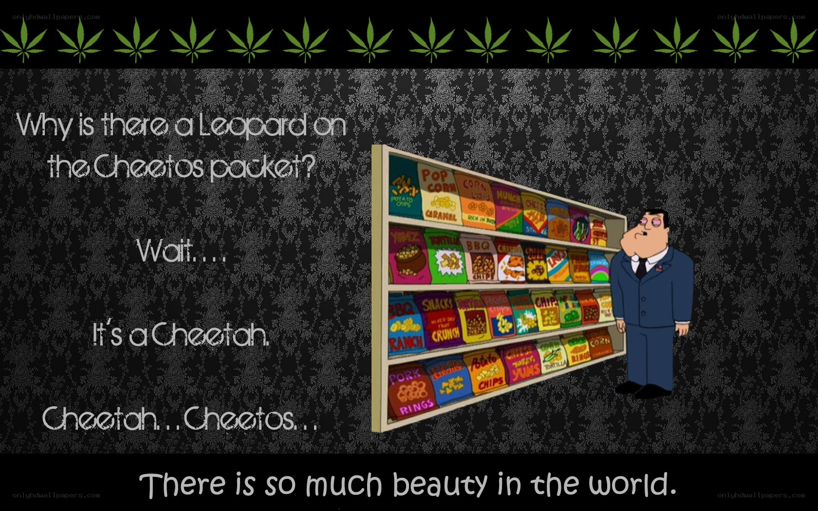 Cheetos joke with cartoon