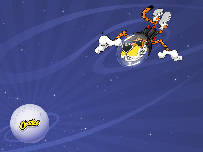 Cheetos Mascot in Space