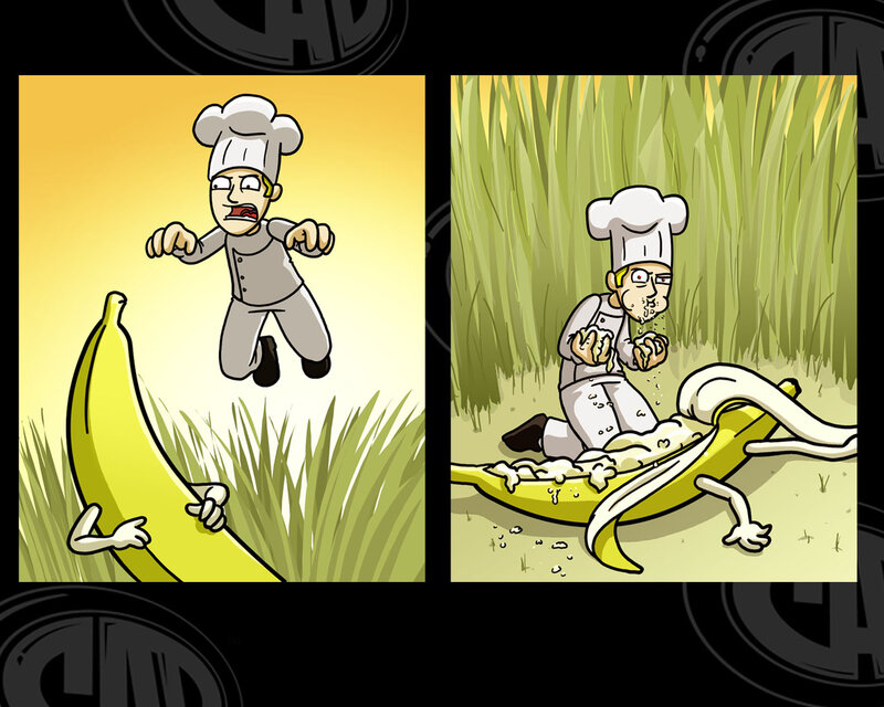 Chef vs Banana Monster
